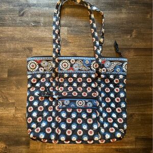 Vera Bradley Navy Floral Tote